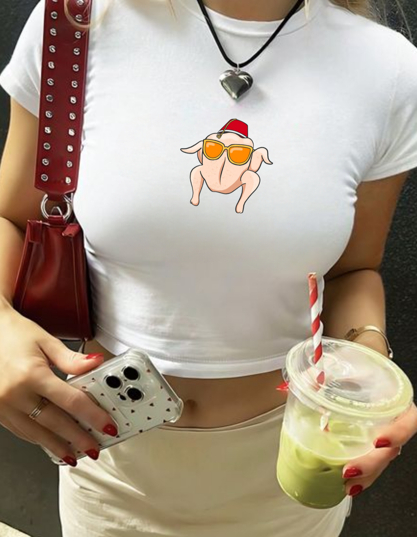 Monica Turkey Head Baby Tee