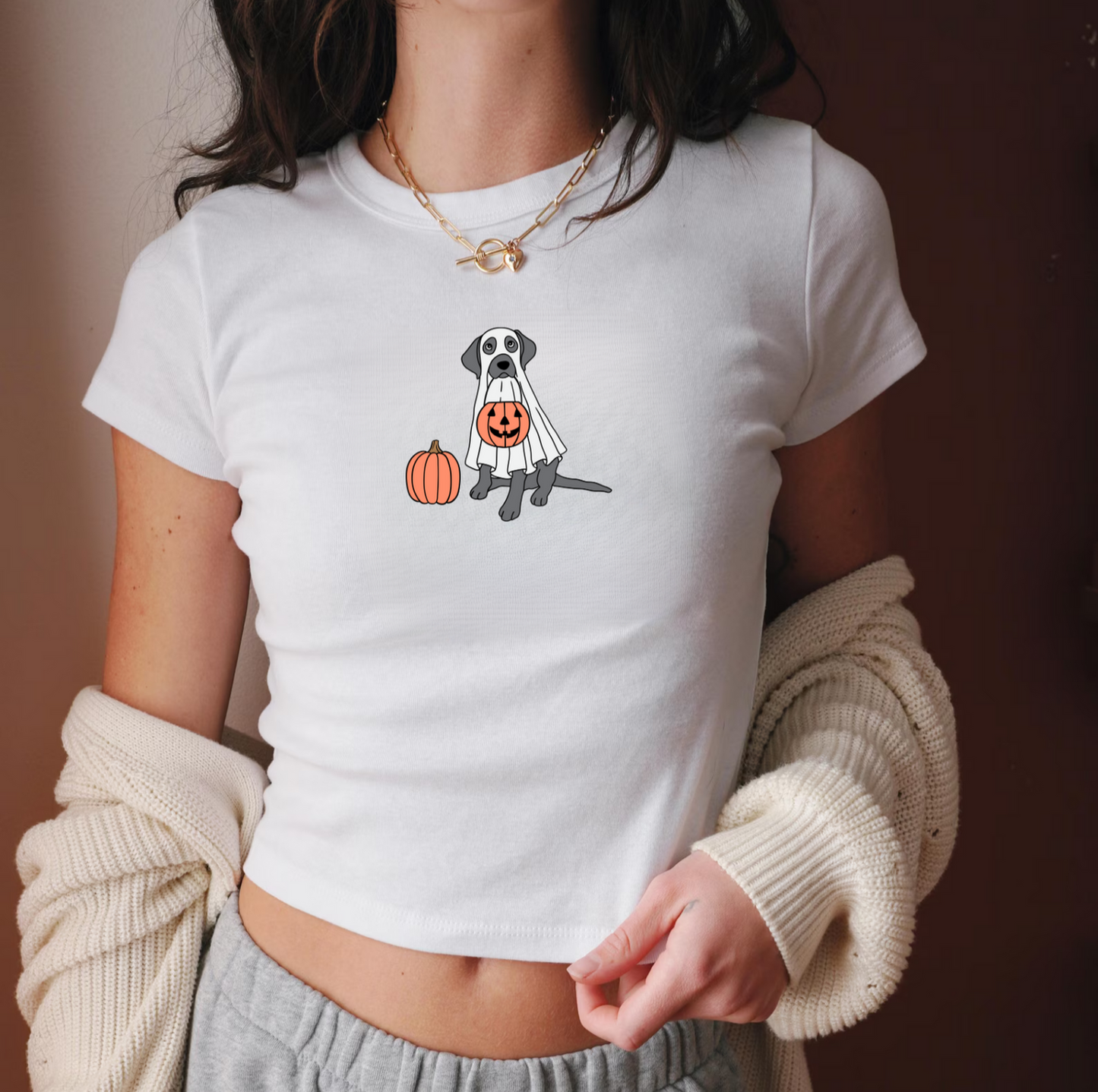 Weimaraner Halloween Baby Tee