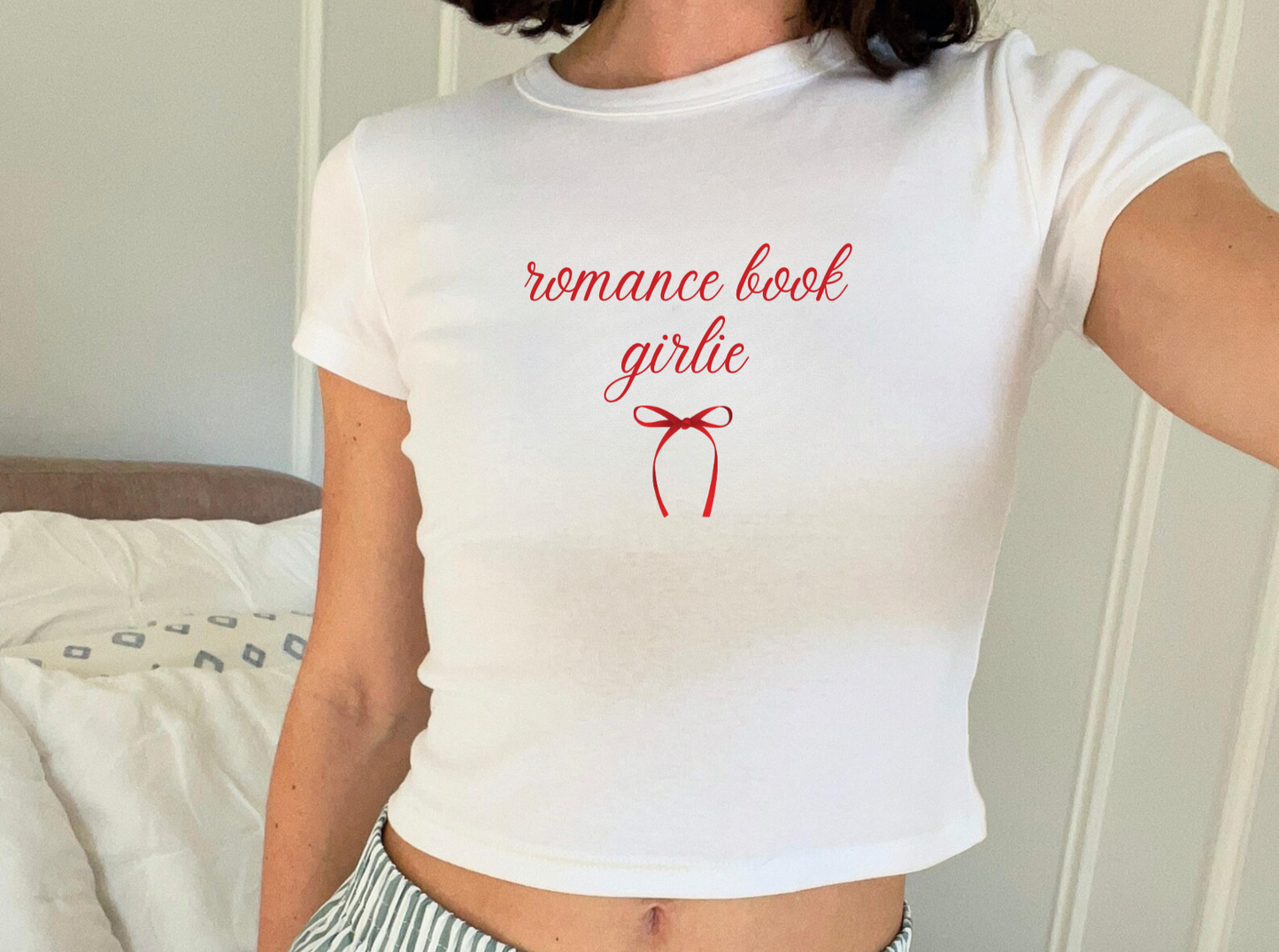 Romance Book Girlie Baby Tee
