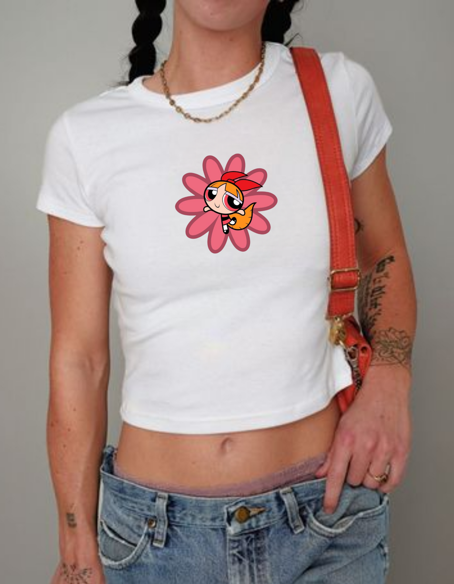 Blossom Powerpuff Girl Baby Tee