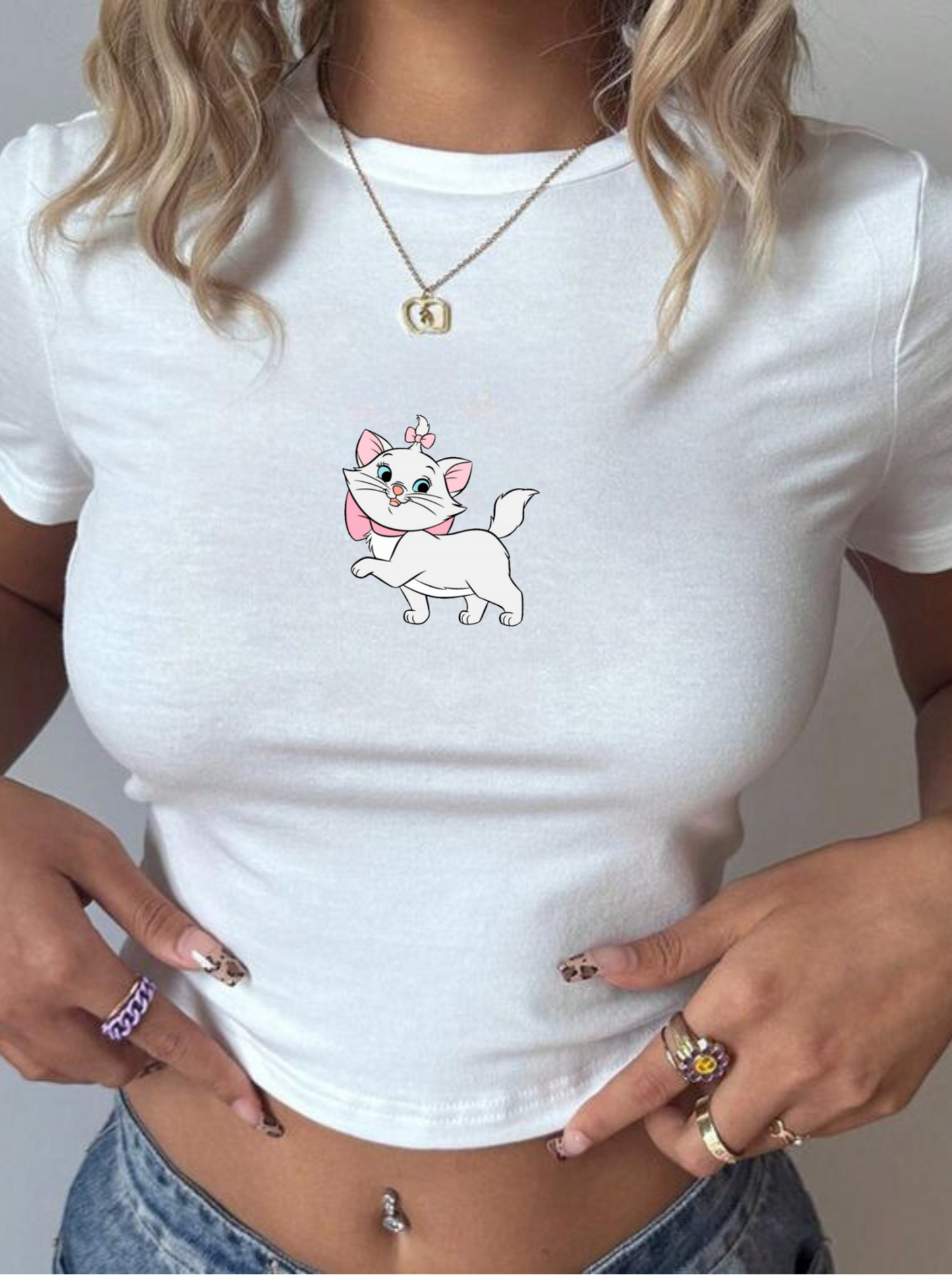 Marie The Aristocats Baby Tee