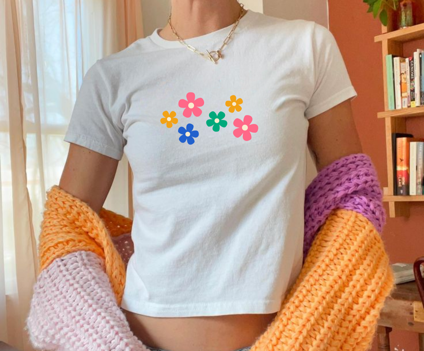Flower Baby Tee