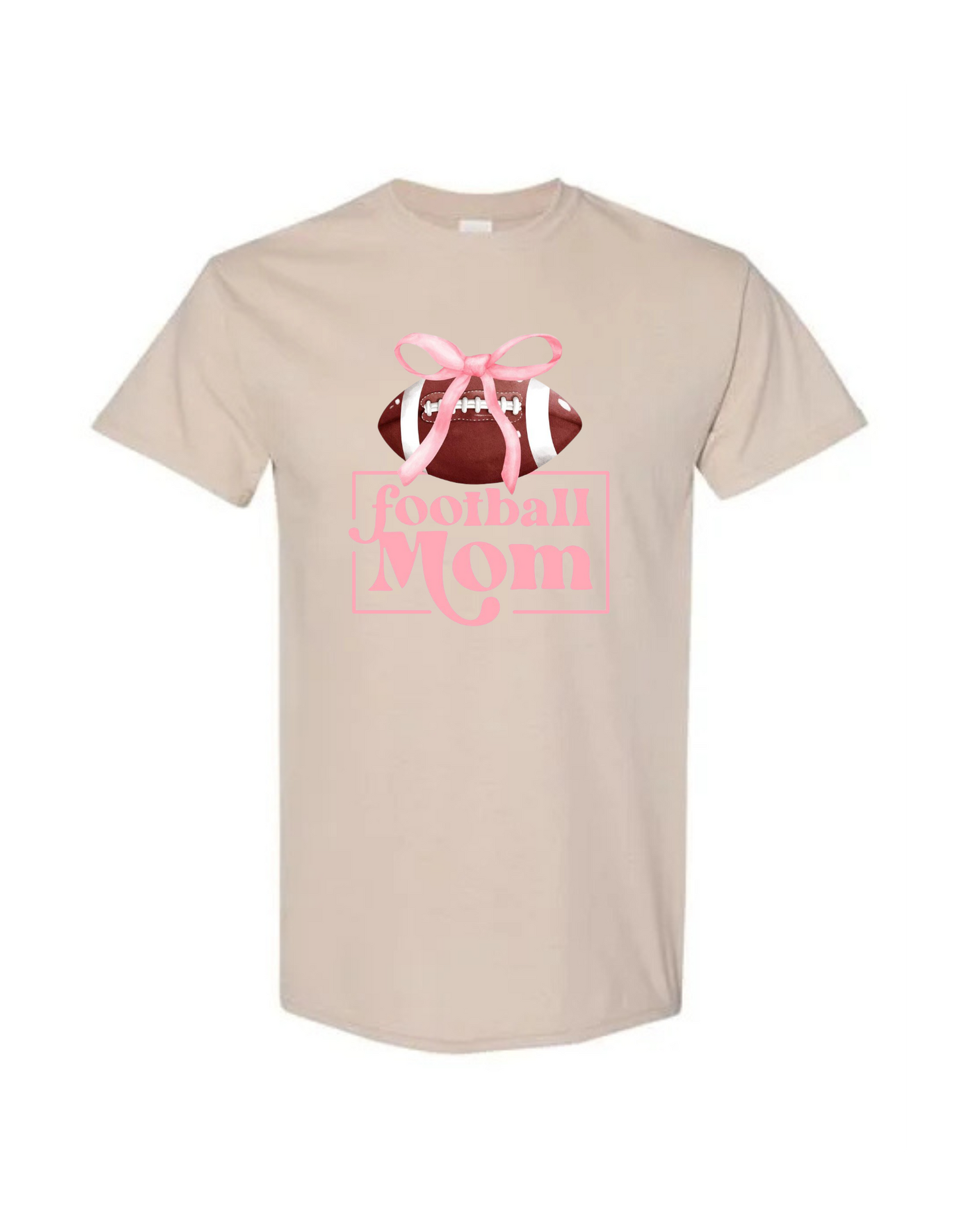 Coquette Football Mom T-Shirt