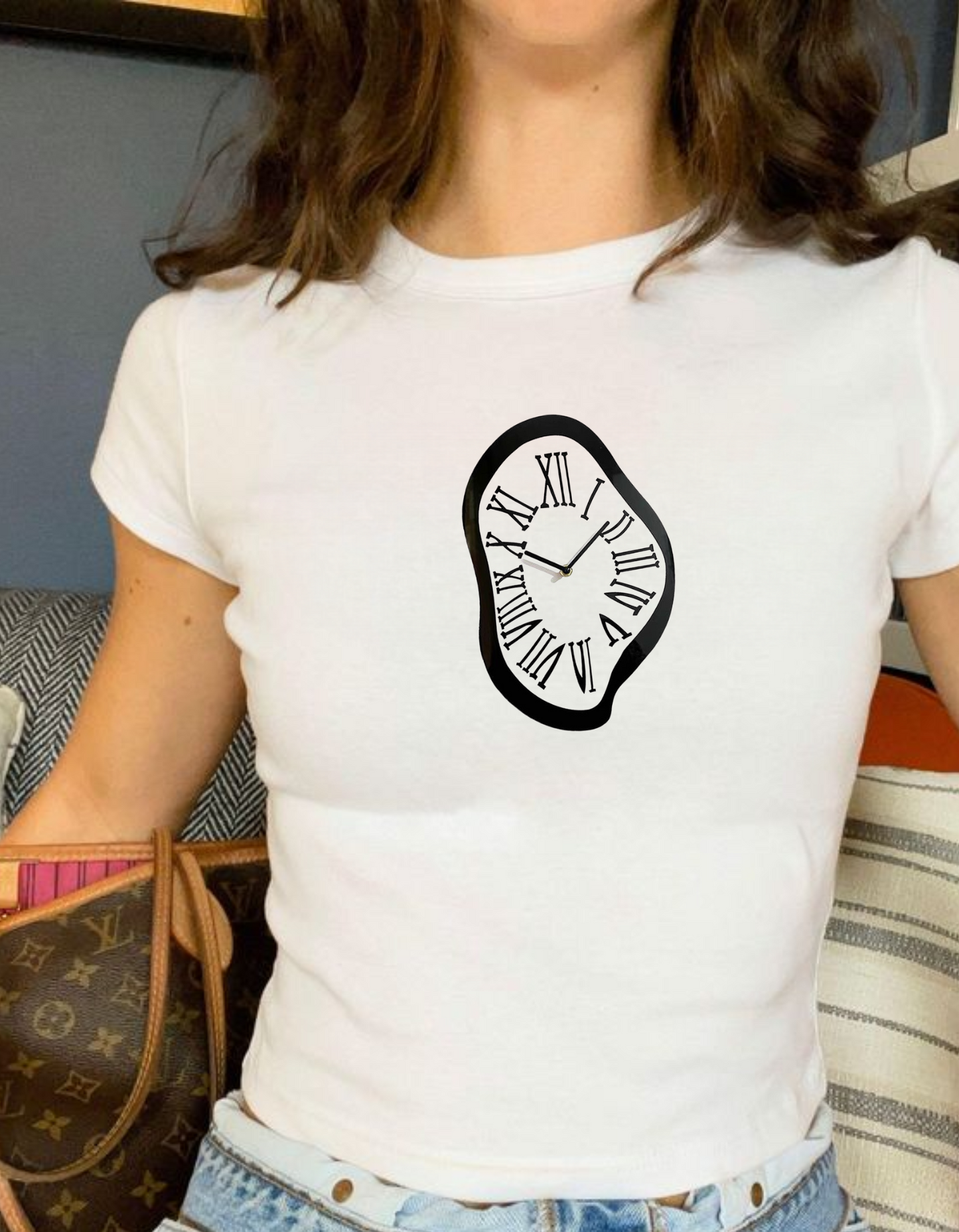 Abstract Clock Baby Tee