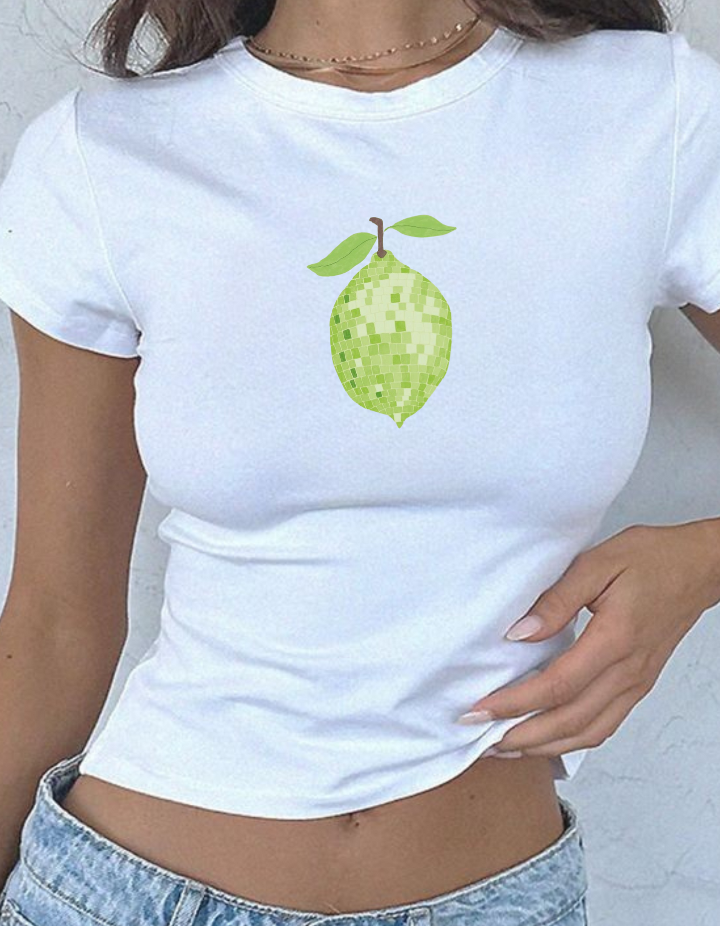 Disco Lime Baby Tee