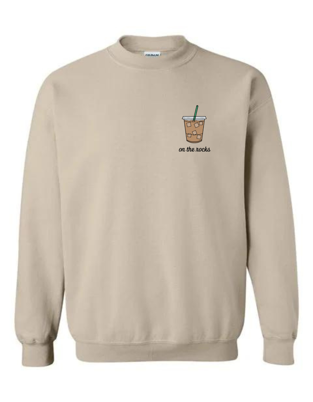 On the Rocks Iced Coffee Crewneck