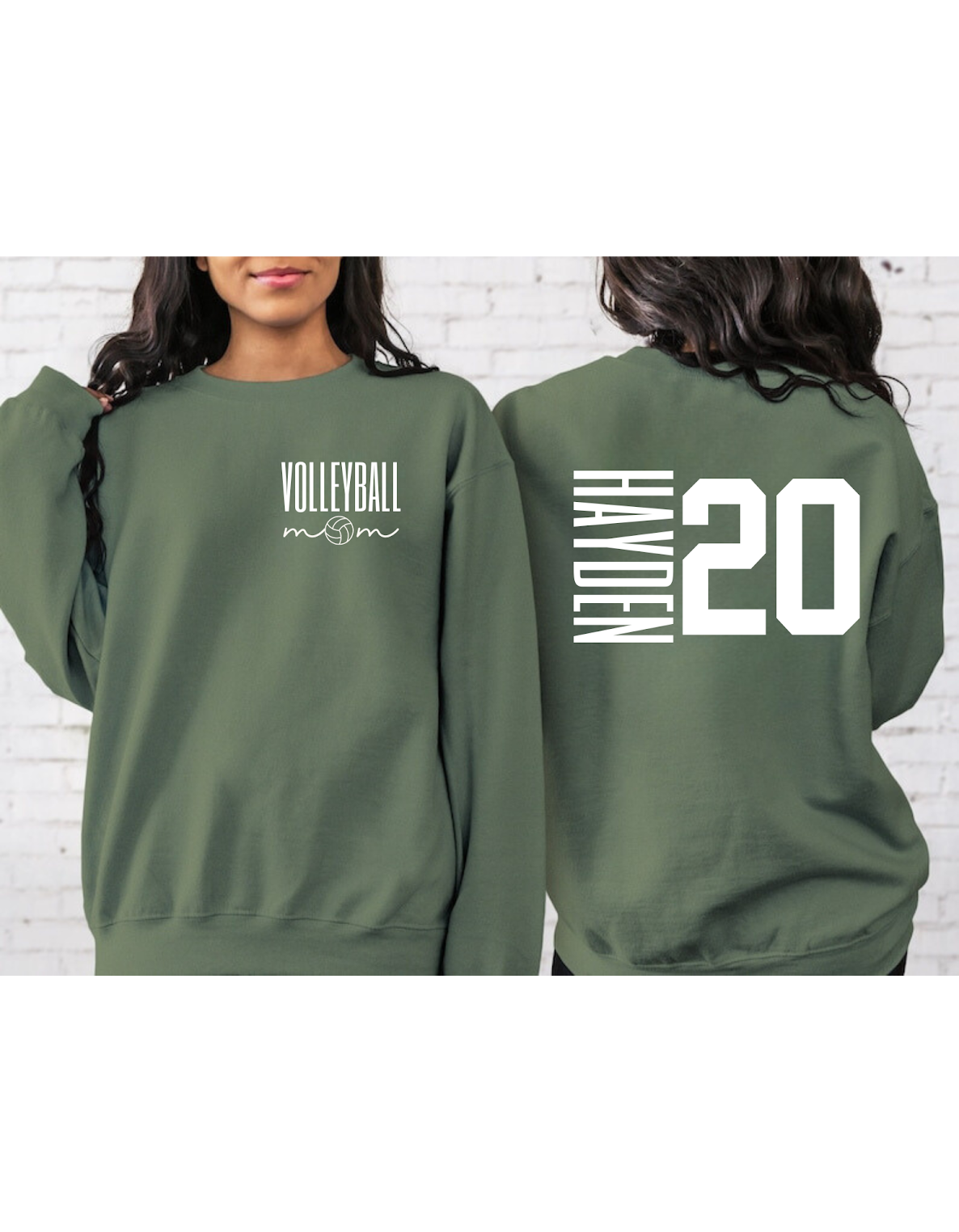 Custom Volleyball Mom Sweatshirt