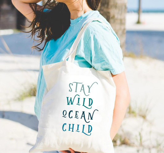 Stay Wild Ocean Child Tote Bag