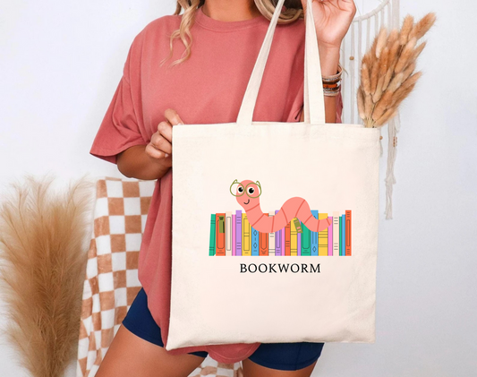 Bookworm Tote Bag