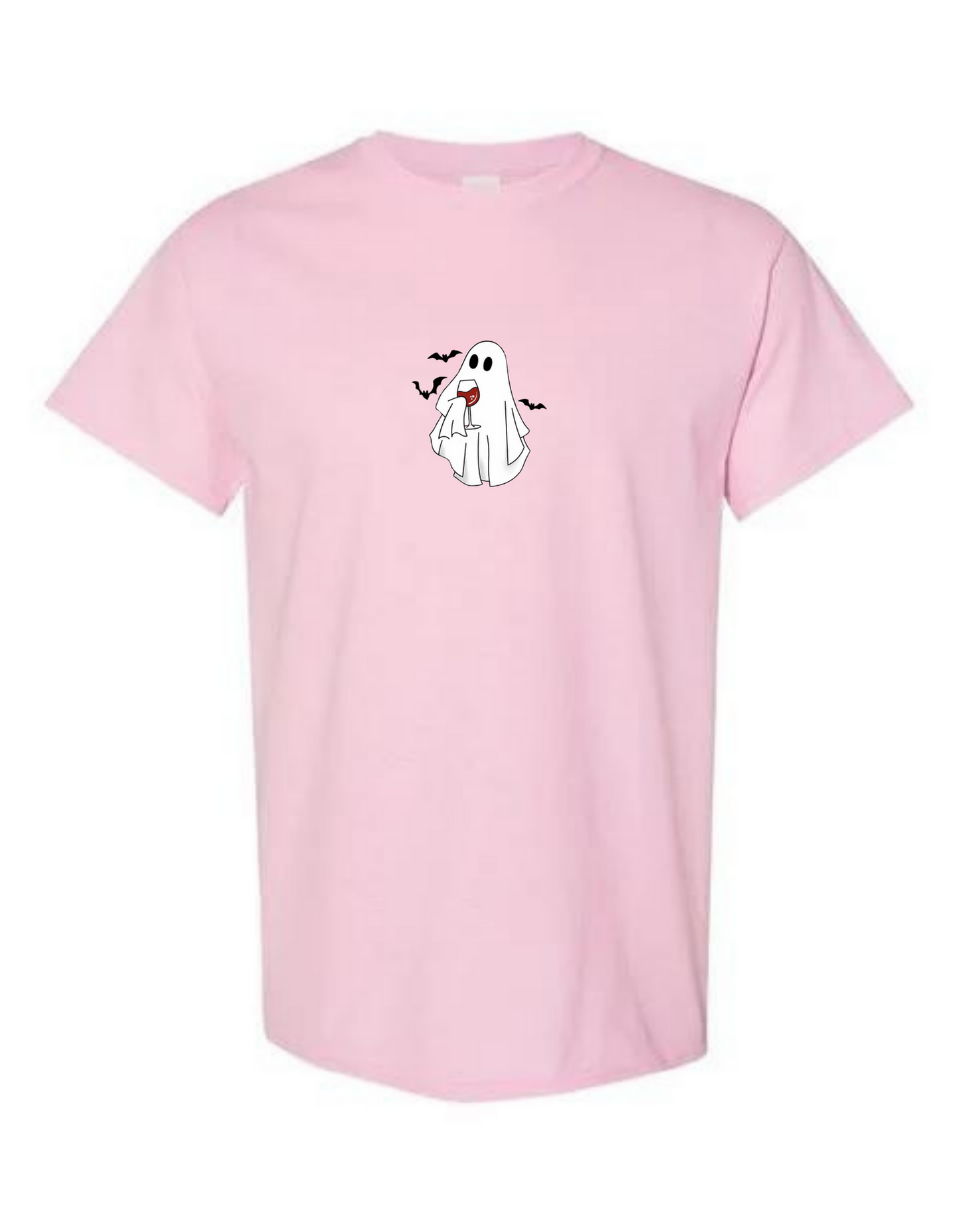Ghost Drinking Wine T-Shirt