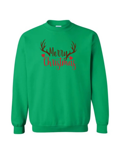 Merry Reindeer Christmas Sweatshirt