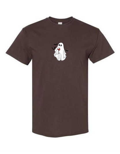 Ghost Drinking Wine T-Shirt