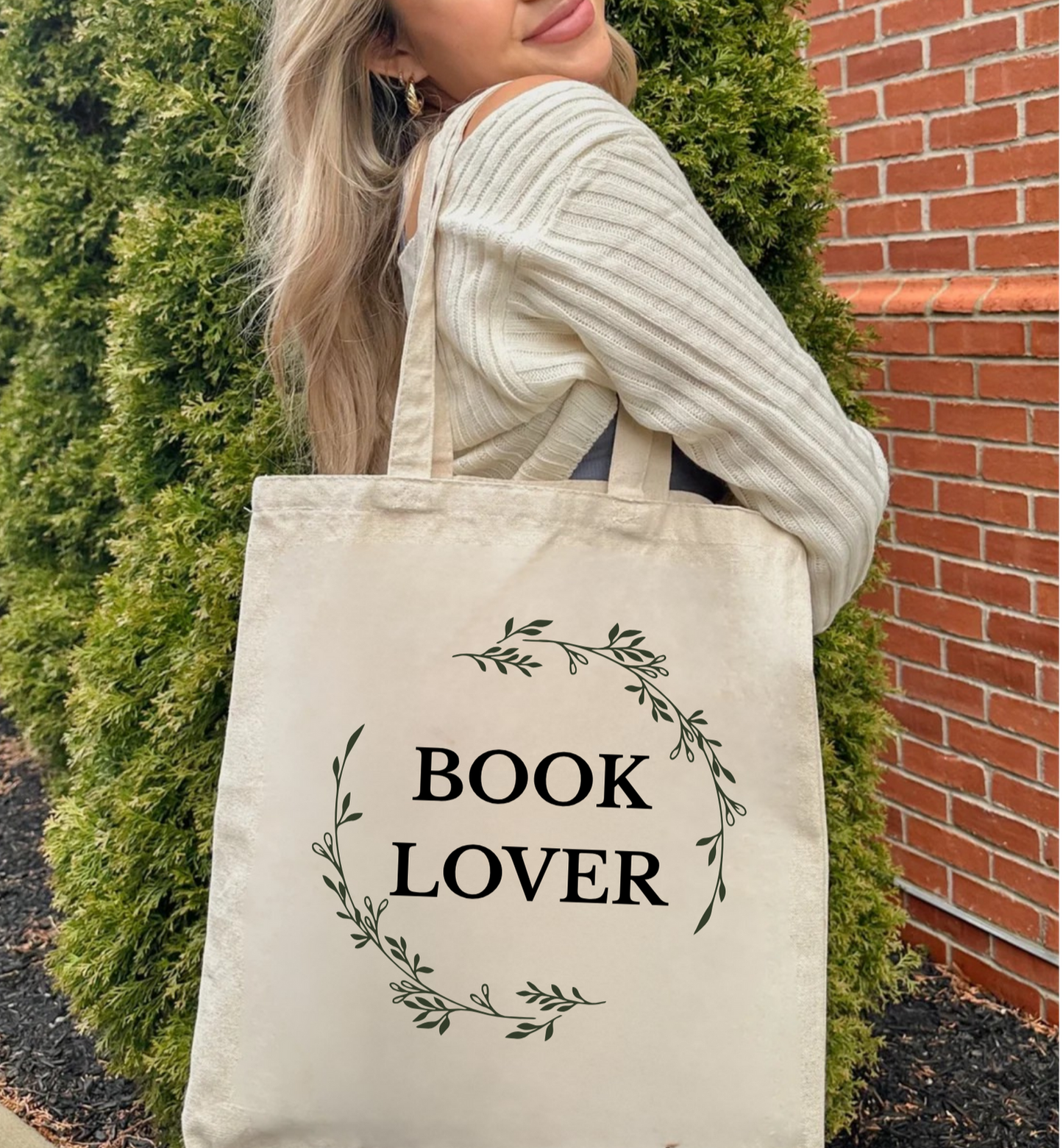 Book Lover Tote Bag