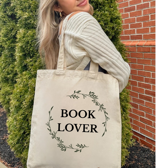 Book Lover Tote Bag