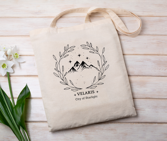 Velaris City Of Starlight Tote Bag