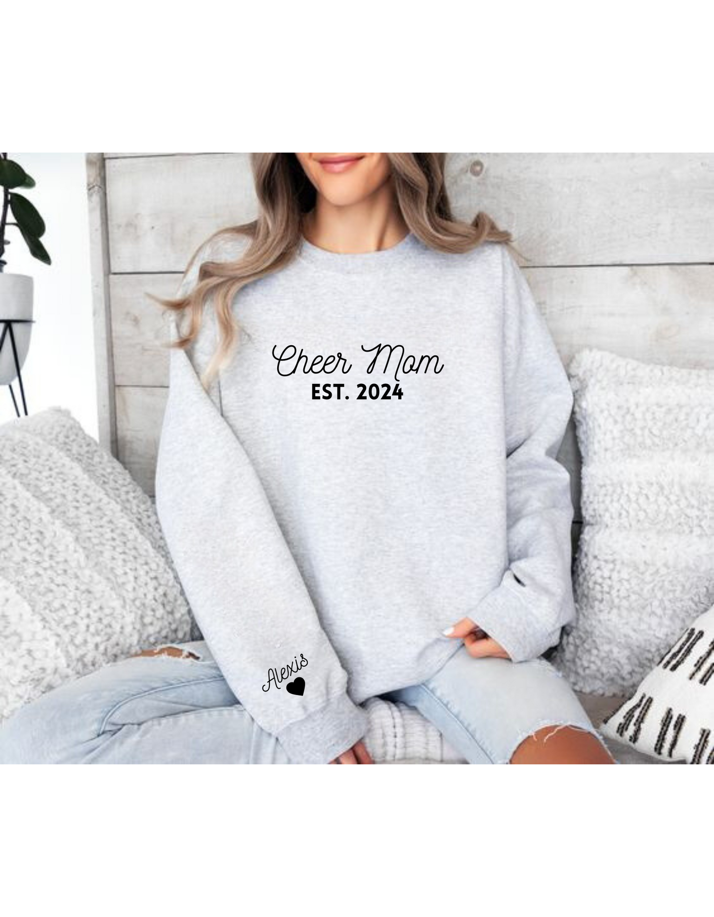 Custom Cheer Mom Crewneck