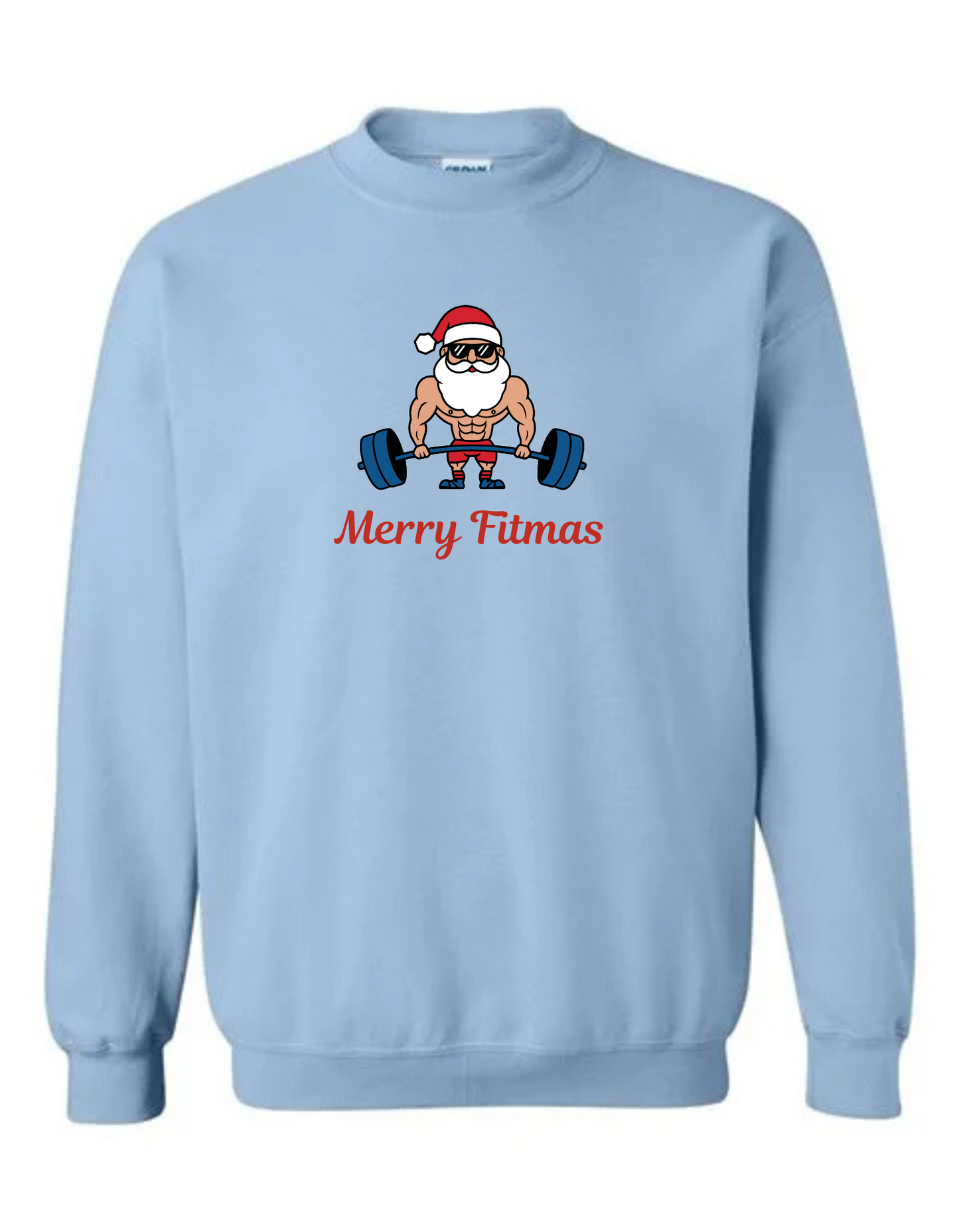 Merry Fitmas Christmas Sweatshirt