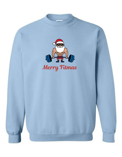 Merry Fitmas Christmas Sweatshirt