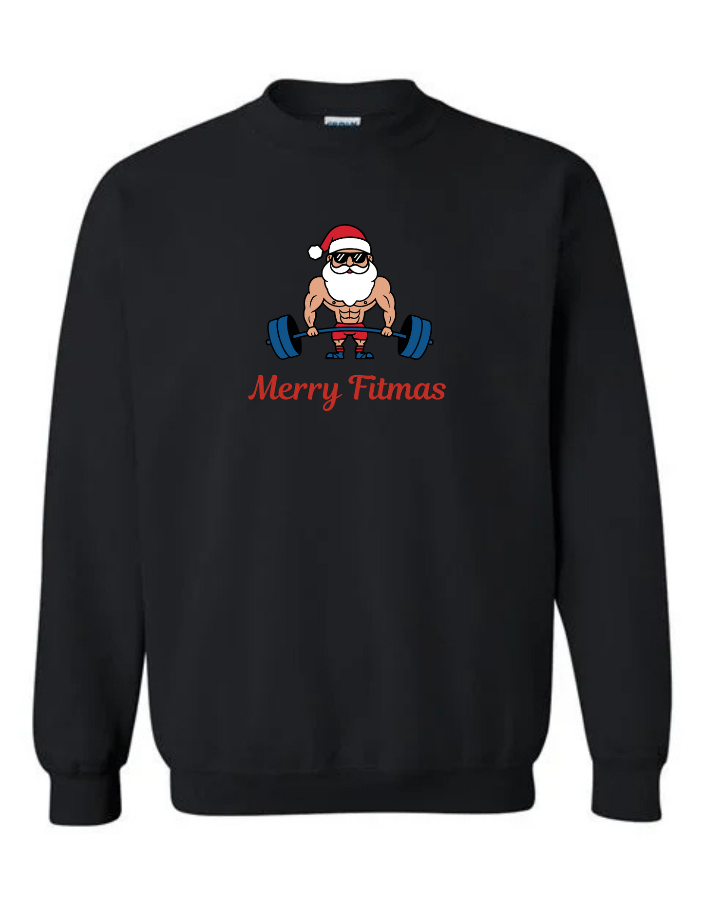 Merry Fitmas Christmas Sweatshirt