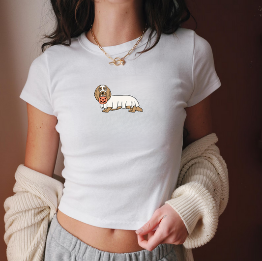 Dachshund Halloween Baby Tee