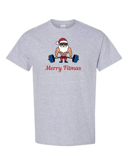 Merry Fitmas Christmas T-Shirt