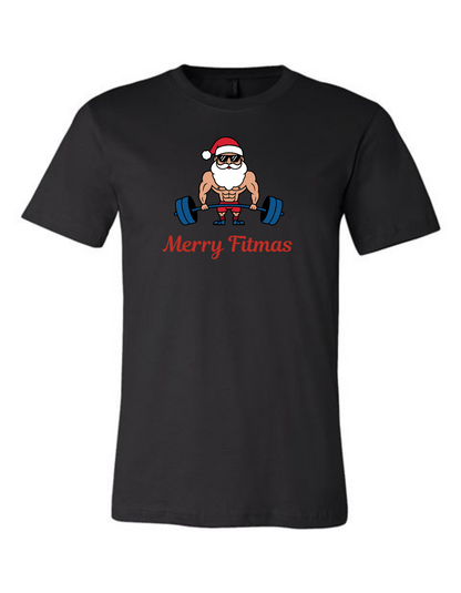 Merry Fitmas Christmas T-Shirt