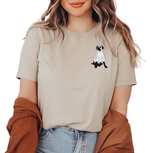 Black Lab Halloween T-Shirt