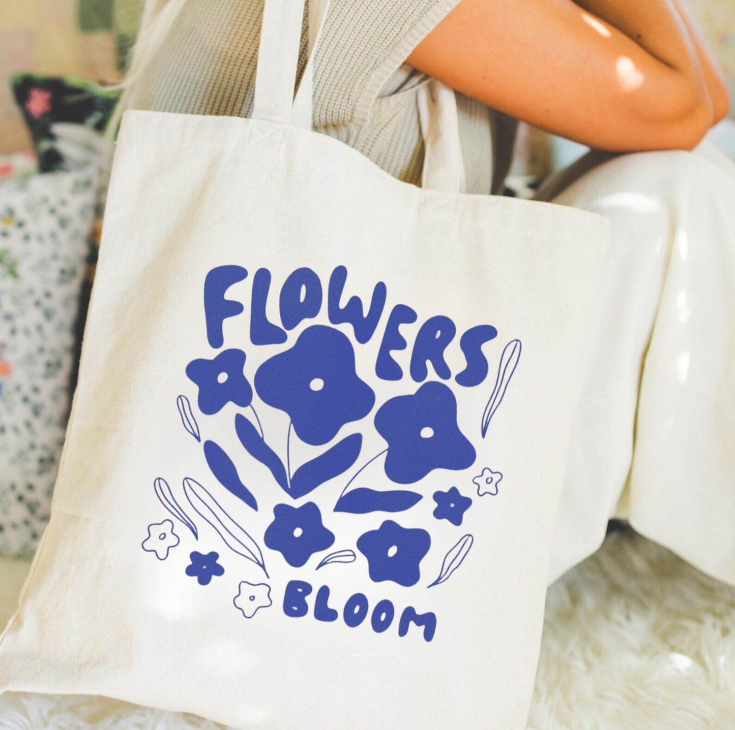 Floral Tote Bag