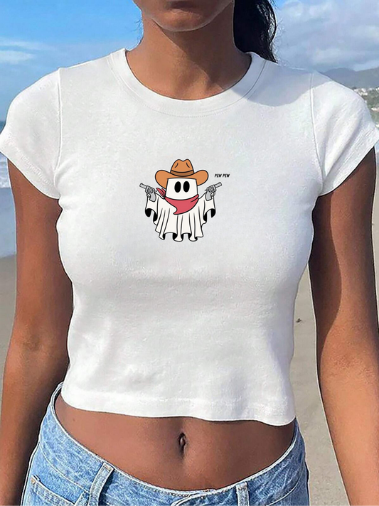 Cowboy Ghost Baby Tee