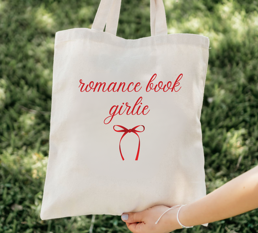Romance Book Girlie Tote Bag