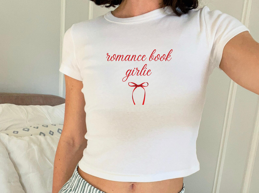 Romance Book Girlie Baby Tee
