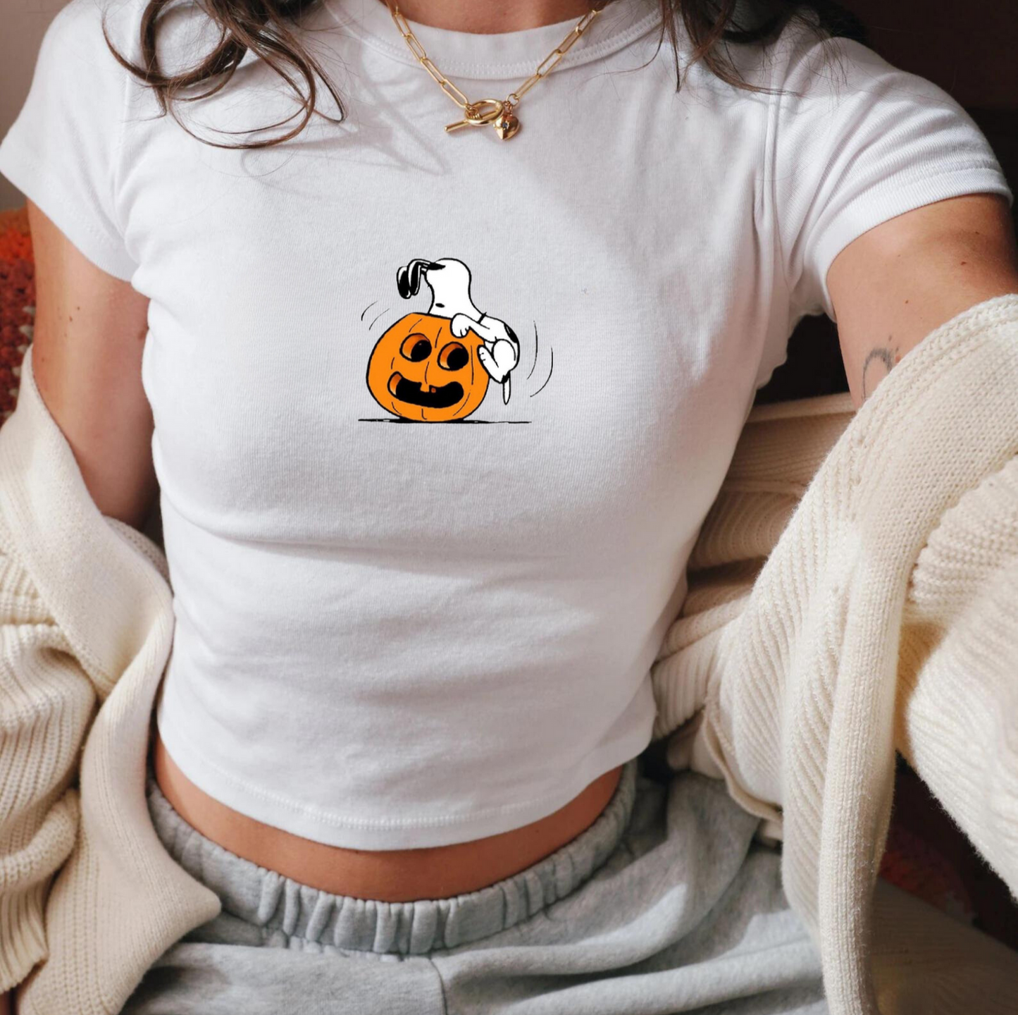 Snoopy and The Great Pumpkin Baby Tee
