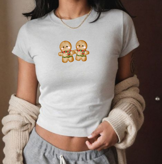 Gingerbread Man Baby Tee