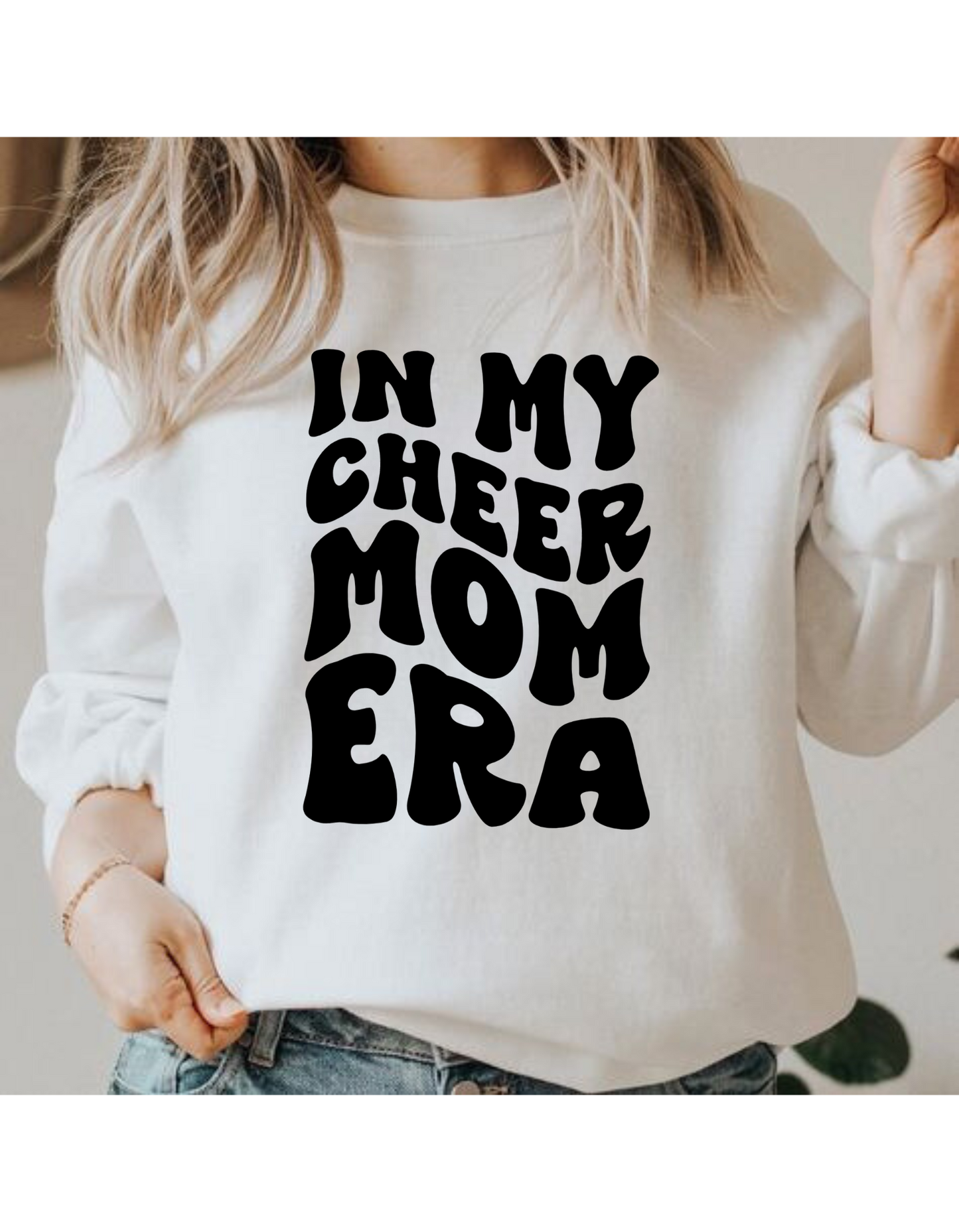 In My Cheer Mom Era - Long Sleeved Crewneck