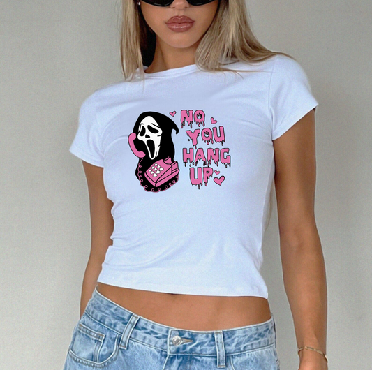 SCREAM No You Hang Up Baby Tee