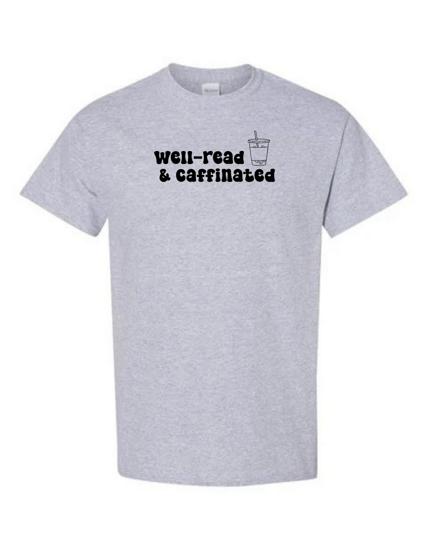 Well-Read & Caffeinated Tee