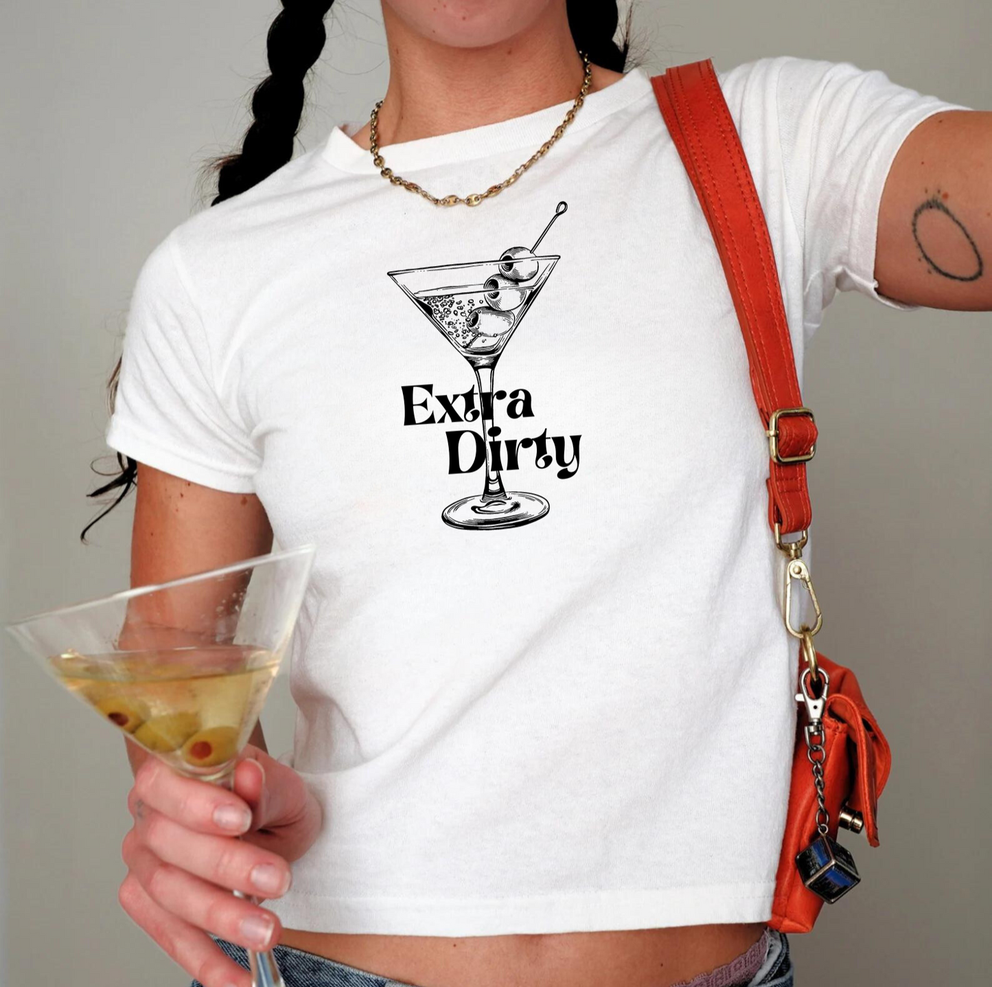 Extra Dirty Martini Baby Tee