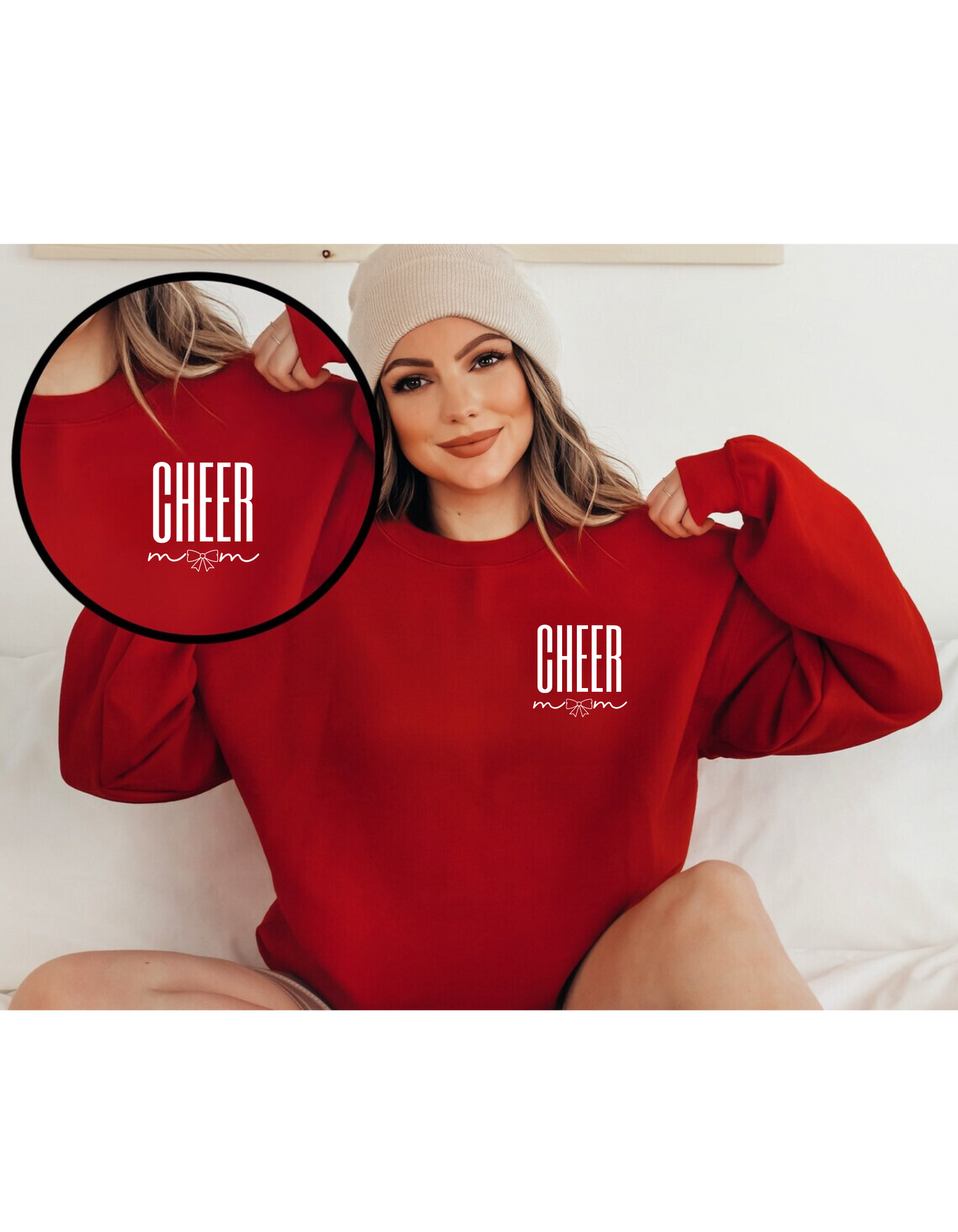 Custom Cheer Mom Crewneck