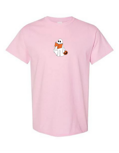 Bookish Ghost Halloween T-Shirt