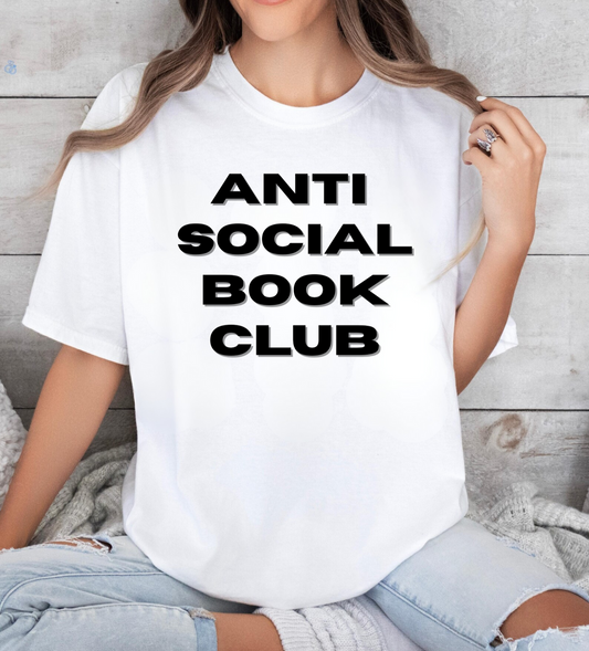 Anti Social Book Club Tee