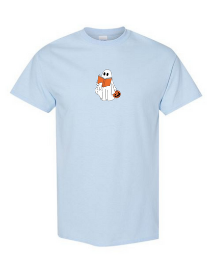 Bookish Ghost Halloween T-Shirt