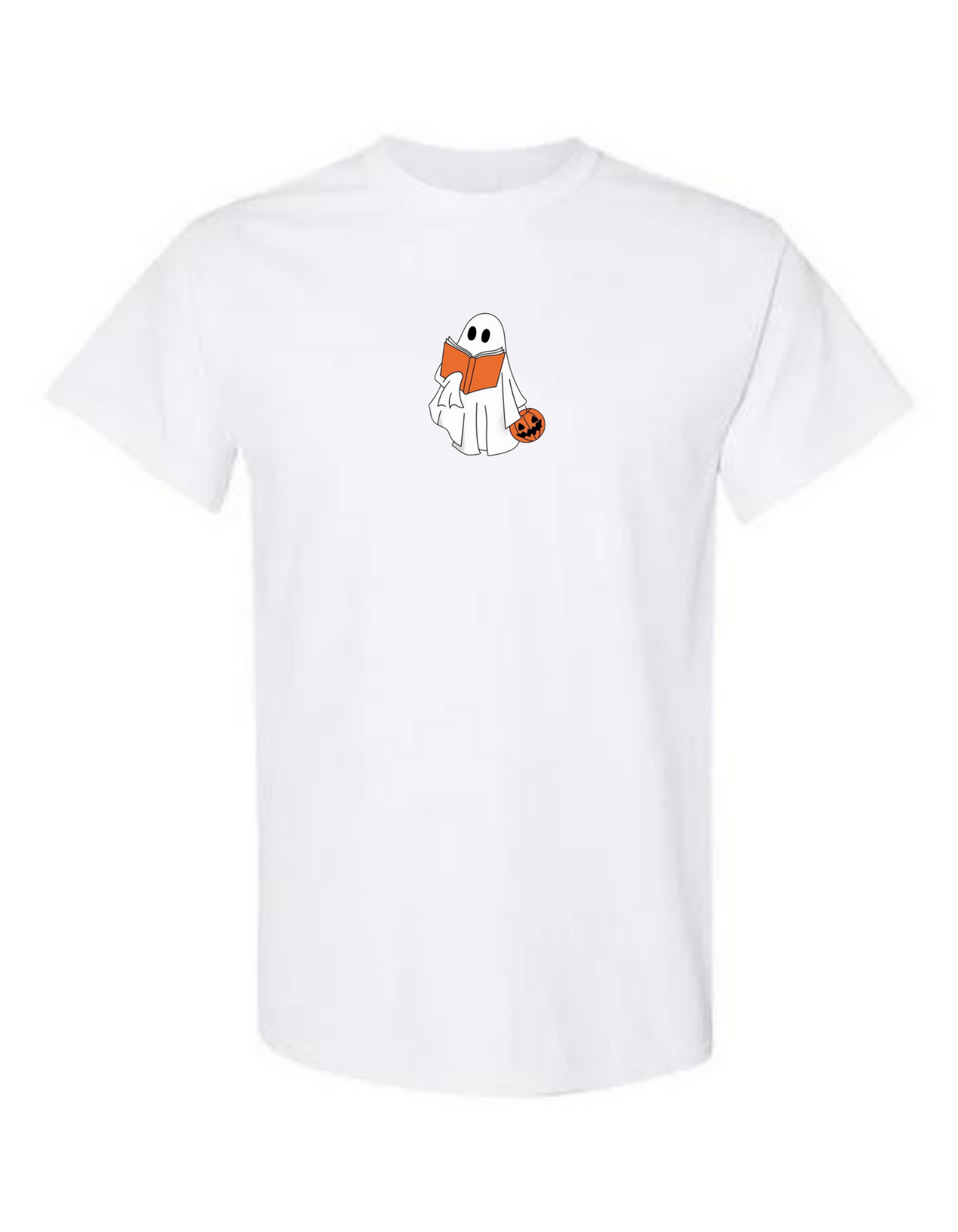 Bookish Ghost Halloween T-Shirt