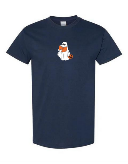 Bookish Ghost Halloween T-Shirt